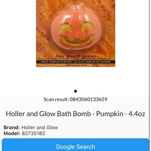 Pumpkin Bath Bomb - Orange